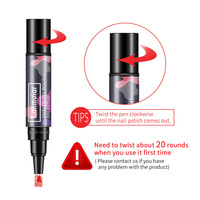 Stylo gel pour nail art à effet œil de chat, 6 couleurs, paillettes, pour manucure, volume 5 ml, usage professionnel