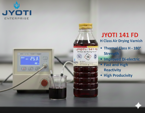 Vernis isolant à séchage à l'air de classe H haute tension JYOTI 141 FD isolation électrique haute performance pour transformateur de moteur - Product Image 5