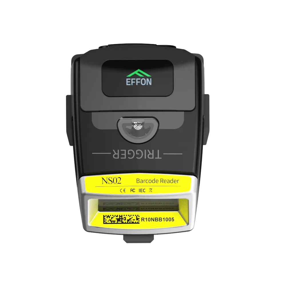 Téléphone portable Effon NS02 avec code qr bluetooth portable en téléchargeant un scanner d'anneau d'image pour le contrôle d'accès