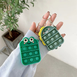 Jouet sensoriel <span class=keywords><strong>Pop</strong></span> Simple <span class=keywords><strong>Mini</strong></span> Push <span class=keywords><strong>Pop</strong></span> Bubble Fidget Toys, jouet anti-stress portable en caoutchouc pour enfants, <span class=keywords><strong>porte</strong></span>-clés - Product Image 3
