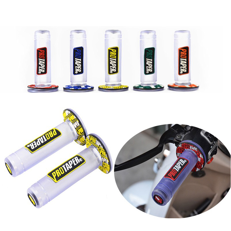 7/8 ''22 мм PRO TAPER прозрачный мотокросс резиновой рукоятки руля для мотоцикла Protaper ручками