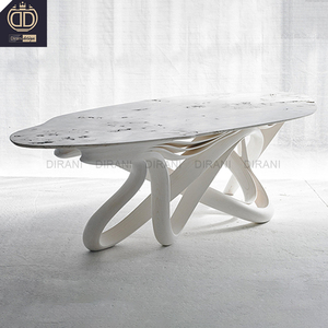 Villa-muebles de Arte de nuevo diseño, mesa de comedor de madera maciza de lujo de resina epoxi - Product Image 2