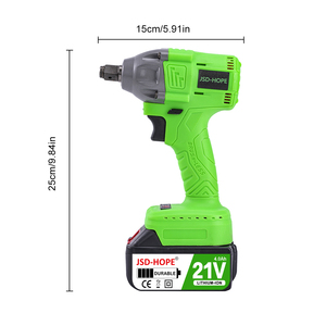 Clé électrique à couple élevé Batterie au Lithium Brushless Impact Wind Cannon Outil de réparation automatique de pneus Manchon d'échafaudage rechargeable - Product Image 6