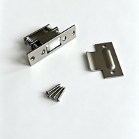 Loquet de porte à double ressort moderne en gros, loquet de placard réglable en alliage de zinc avec vis pour armoire et placard