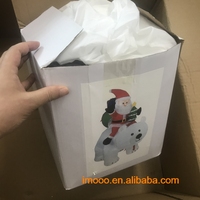 Oso Inflable LED de 2.1m, Muñeco de Nieve Navideño, Juguete de Jardín para Niños, Regalo de Navidad, Decoración para Fiestas de Año Nuevo
