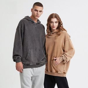 Fabricant de sweats à capuche OEM vierges personnalisés 2026 surdimensionnés, effet délavé à l'acide, 100% coton, haute qualité, vintage, 420g - Product Image 6