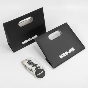 Bolsa de Papel de Regalo Personalizada con Logotipo, de Papel Recubierto de Lujo y Plástico Reciclable, con Asa de Mano, Impresión Serigráfica - Product Image 4