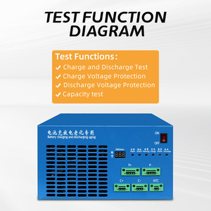 टिकाऊ 30 वी 20 ए पुराने कैबिनेट बैटरी पैक चार्ज डिस्चार्ज परीक्षण मशीन लिथियम बैटरी पैक क्षमता भार परीक्षक - Product Image 5