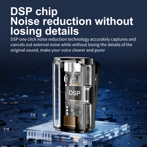 Draadloze <span class=keywords><strong>3</strong></span>-in-1 reversmicrofoon met lage latentie, AI en 2-traps ruisonderdrukking, professionele spraakopnamemicrofoon - Product Image 4