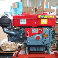 Nuevo Motor Diésel de Soporte de Potencia de 24 HP, Monocilíndrico, Cuatro Tiempos, Refrigerado por Agua, Motores de Maquinaria de 30 HP, Refrigerado por Agua, 115*115 mm