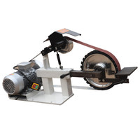 Ponceuse à bande de table, Polisseuse de qualité industrielle, Machine à grigner le métal, Meuleuse, Finitionneuse d'acier inoxydable, Meuleuse d'angle
