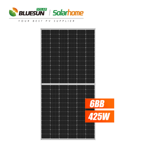 แผงโซลาร์เซลล์ <span class=keywords><strong>Talesun</strong></span> 425 วัตต์ PERC Mono 415W 420W 425W 430W แบบฮาล์ฟเซลล์ ขายดีในโปแลนด์ 6BB - Product Image 3