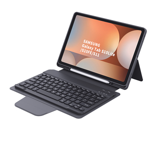 Clavier Bluetooth ultra-plat et mini <span class=keywords><strong>portable</strong></span> en gros d'usine avec pavé tactile caché et étui détachable pour <span class=keywords><strong>Samsung</strong></span> - Product Image 1