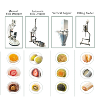 Machine à encruster les mochi aux fruits BNT-380T, équipée d'une unité de mise en plateau et d'emballage automatique