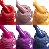 Venalisa Vip5 Vernis Gel Sans HEMA pour Ongles, French Manucure, Laque Émail, Esmaltes, Vernis à Ongles Gel