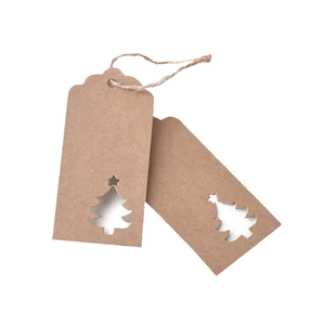 Custom Elastic Cord Clothing <strong>Tags</strong> Blank <strong>Manila</strong> Shipping Labels Kraft Paper Recycled Garment <strong>Tags</strong> Hot Stamping Shoes - Product Image 4