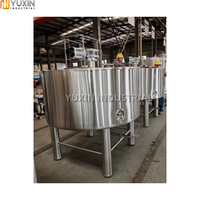 Réservoir carré/cylindrique de fermenteur de boisson de Kombucha de vin de dessus ouvert d'acier inoxydable