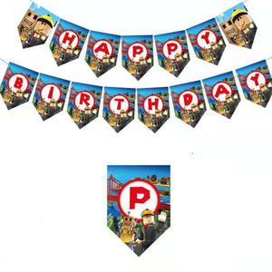 Vente en gros de jeux de robots sur le thème du monde, décoration de fête pour enfants, ballons pour décoration de gâteau et bannière, jouet pour enfants - Product Image 4