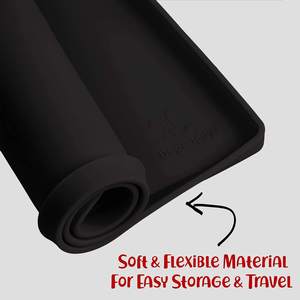 แผ่นรองชามอาหารสุนัขกันน้ำแผ่นซิลิโคนรองให้อาหารสุนัขกันลื่นสำหรับอาหารและน้ำ - Product Image 5