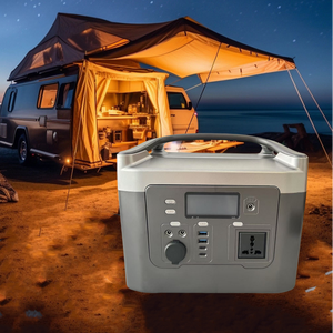 แบตเตอรี่สำรองพลังงานกลางแจ้ง 600w 512wh กำลังไฟสูง 600W, เครื่องกำเนิดไฟฟ้าพลังงานแสงอาทิตย์แบบพกพา 220V รุ่น HX-600A - Product Image 1
