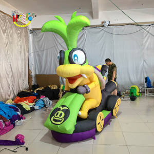 Tartaruga gonfiabile del modello animale gonfiabile divertente del fumetto dal motociclo - Product Image 4