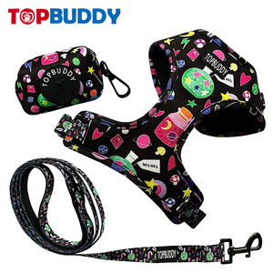 Wholesale Luxury Pet <strong>Collar</strong> Adjustable Walking <strong>Neoprene</strong> Pet <strong>Collars</strong> Leashes <strong>Dog</strong> Harness - Product Image 3