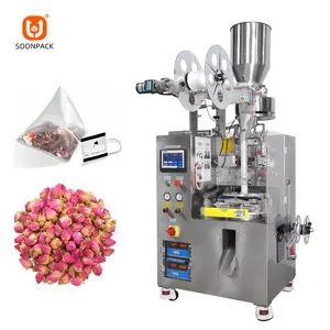 Easy to operate full automatic small Nylon Triangle tea bag filter paper Tea Bag Packing Machine for Tea Packaging