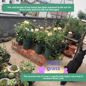 WEICHENGXING Pots de jardinage de haute qualité pour semis, pots de pépinière pour plantes succulentes, pots en plastique épais - Product Image 5