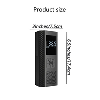 Compresseur d'air portable numérique ABS 150 psi ODM/OEM avec affichage pour pneus de voiture, moto, vélo, gonfleur et lumière d'urgence pour la pression des pneus