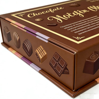 Boîte cadeau en carton ondulé rigide haut de gamme de luxe, fermeture magnétique premium, écologique, finition brillante/mate