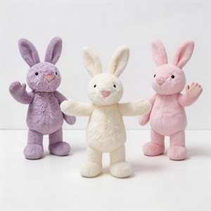 Morbido e Carino <span class=keywords><strong>Peluche</strong></span> a Forma di Coniglio con Orecchie Lunghe, Giocattolo Gigante Imbottito - Product Image 5