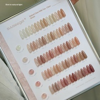 Ensemble de gel pour ongles en 30 couleurs, transparent comme du lait, couleur chair, durable, blanchissant, nude, printemps-été, pour salon de manucure
