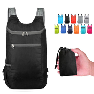 Mochila plegable ligera de tela Oxford, mochila de viaje portátil con cremallera, mochila de senderismo, bolsa deportiva impermeable para exteriores - Product Image 1