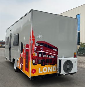 Remolque de camping estacionario de vivienda de tierra privada impermeable y portátil con estética moderna para centros turísticos - Product Image 3