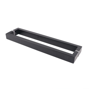 Poignée <span class=keywords><strong>de</strong></span> <span class=keywords><strong>porte</strong></span> coulissante en verre et acier inoxydable personnalisée, moderne et simple, grande poignée pour hôtel, salle <span class=keywords><strong>de</strong></span> réunion, <span class=keywords><strong>porte</strong></span> en bois robuste - Product Image 6