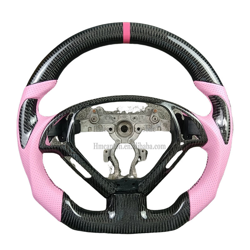 carbon+pink leather+frame+black stitching+pink top