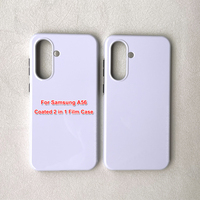 Coque de téléphone 3D par sublimation, étui rigide 2-en-1 en TPU et PC brillant de haute qualité avec protection de l'appareil photo pour Samsung A56