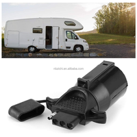 Großhandel American Style 4-poligen Anhängerst ecker an 4-Wege-Flachsteckdosen-Steckverbinder Fahrzeug 12V LKW-Anhänger adapter