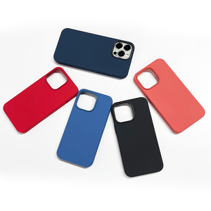 Para <span class=keywords><strong>iPhone</strong></span> <span class=keywords><strong>13</strong></span> Pro funda de teléfono móvil microfibra interior trasera funda de silicona líquida de tacto suave a la moda para <span class=keywords><strong>iPhone</strong></span> 14 15 16 Pro - Product Image 2