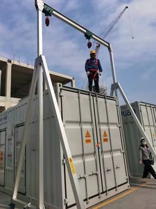 رافعة جسرية دوارة <span class=keywords><strong>1</strong></span> طن من سبائك الألومنيوم المحمولة الصغيرة 2 طن - Product Image 4