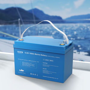 U vendita calda 12V 100Ah batteria marina 12.8V 100Ah ciclo profondo <span class=keywords><strong>LiFePO4</strong></span> batteria compatibile con Inverter Victron - Product Image 1