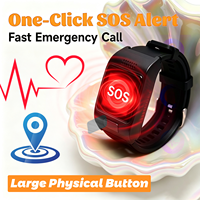 Reloj Inteligente de Seguridad 4G con Pulsera SOS para Personas Mayores, con Monitor de Presión Arterial/SpO2/Temperatura, Detección de Caídas, Reloj Inteligente VL12S para el Cuidado de Personas Mayores