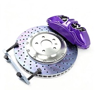 Caliper de Freno de Alto Rendimiento de 6 Pistones para Mercedes-Benz W126 W140 W221 W222 W223, Disco de Freno Opcional de 345/355/370/400 mm