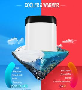 Mini réfrigérateur 10 litres à usage domestique, réfrigérateur cosmétique portable pour <span class=keywords><strong>magasin</strong></span> d'aliments/produits de soin de la peau/boissons, personnalisation acceptée - Product Image 5