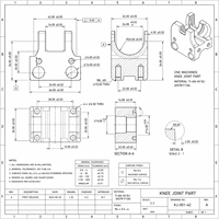 Composants de remplacement électrochimiques pour prothèses de genou, usinés CNC en petites séries, pour applications médicales et chirurgicales