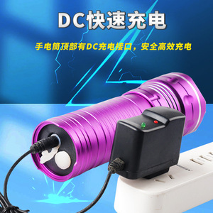 ไฟตกปลา LED แบบชาร์จไฟได้ 6 ระดับหรี่แสงได้แสงสีขาวสีน้ำเงินกลางแจ้งโคมไฟตกปลากลางคืนอลูมิเนียมอัลลอยด์ - Product Image 4