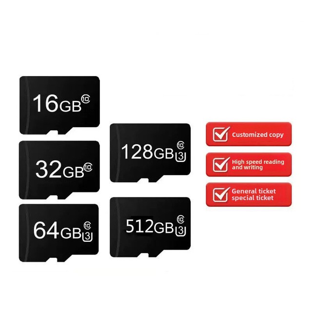 Manufacturer Wholesale Custom High-speed Class 10 TF (microSD) Cards 8GB 16GB 32GB 64GB 128GB Model 0665 for Surveillance Dash