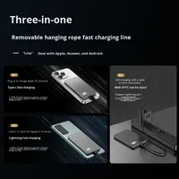 Productos Más Vendidos en Alibaba, Banco de Energía de 10000 mAh, Qi2, Super Delgado, Magnético, de Aluminio, 5000 mAh