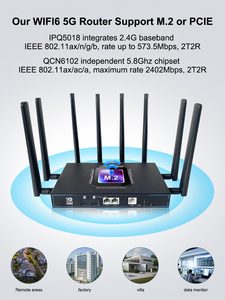 Modem 5G tốc độ cao, hỗ trợ Wifi <span class=keywords><strong>2</strong></span>.4GHz và 5.8GHz, bộ định tuyến không dây công nghiệp IoT M2M 5G với khe cắm thẻ SIM kép - Product Image 3