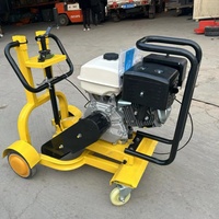 Machine à refendre automatique à essence pour la réparation des fissures de chaussées en asphalte et de sols en béton, poussée à la main, vente directe usine